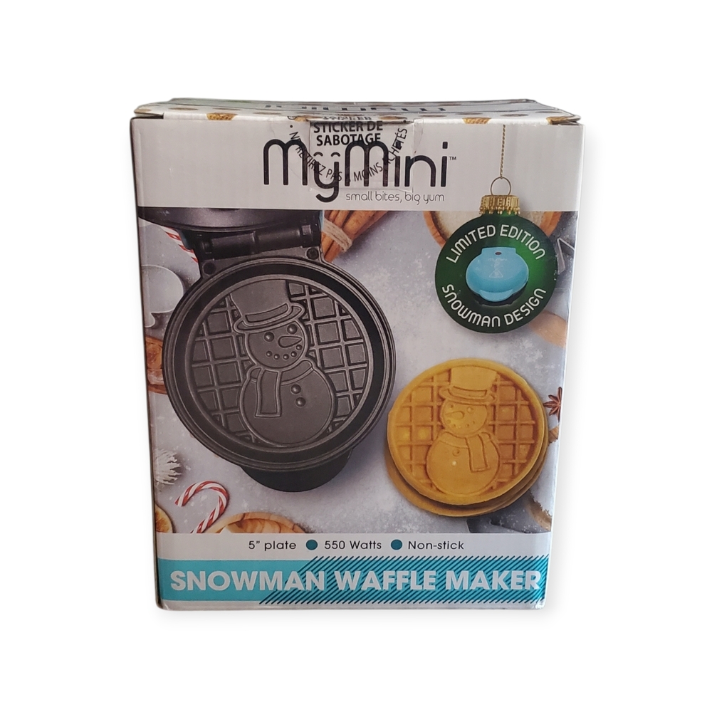 Mini Snowman Waffle Maker
